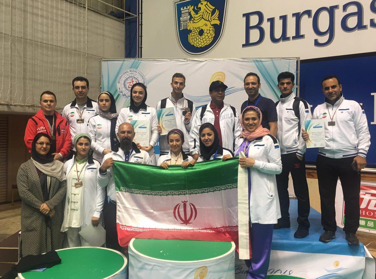 ايران تفوز ب 13 ميداليه في المسابقات الدوليه للووشو ببلغاريا