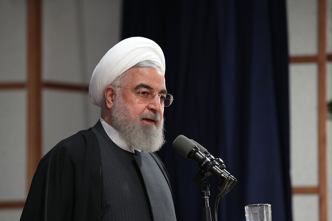 الرئيس روحاني: مشروع ترامب هو “مشروع القرن الاكثر مقتا”