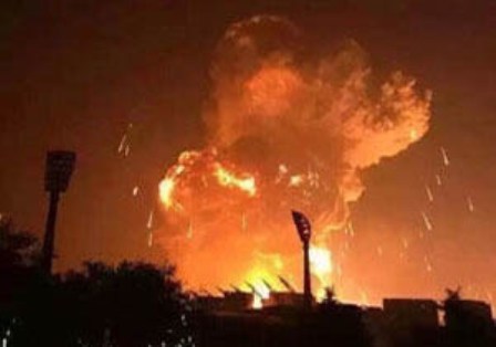 وقوع انفجار مهیبی در نزدیکی فرودگاه بین المللی اربیل عراق