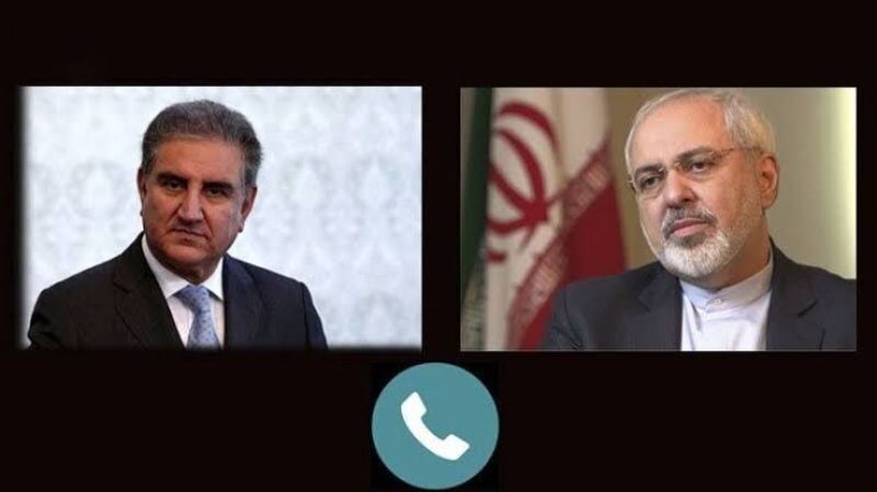 وزير خارجية باکستان يطلع ظريف على جهود بلاده الدبلوماسية لازالة الحظر الاميركي عن ايران
