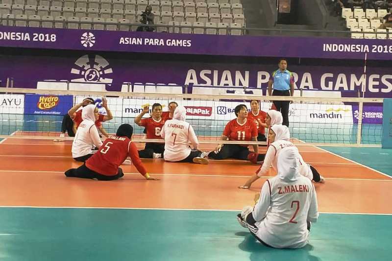 منتخب الكرة الطائرة جلوس سيدات يحرز الوصافة
