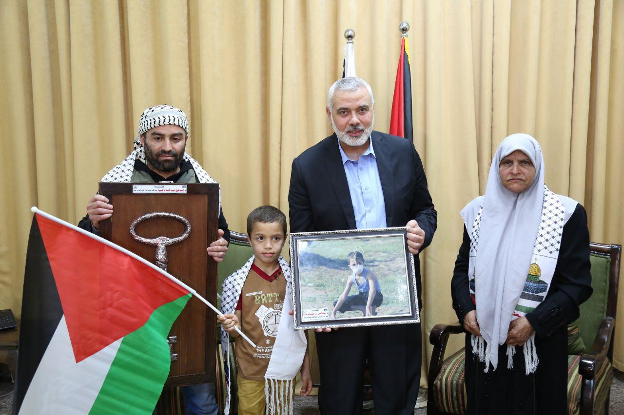 هنية: مسيرات العودة رد علي ترامب