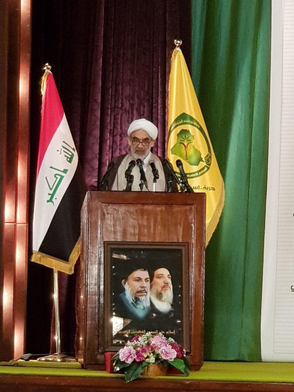 الشيخ محسن قمي يبارك للعراقيين انتصاراتهم الكبيرة علي الارهاب