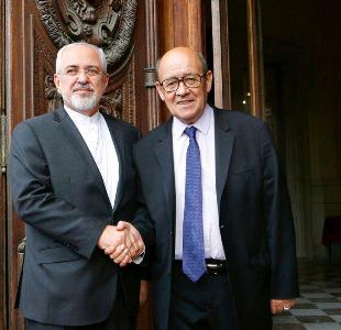 وزير الخارجية الفرنسي: سنواصل الحوار مع ايران