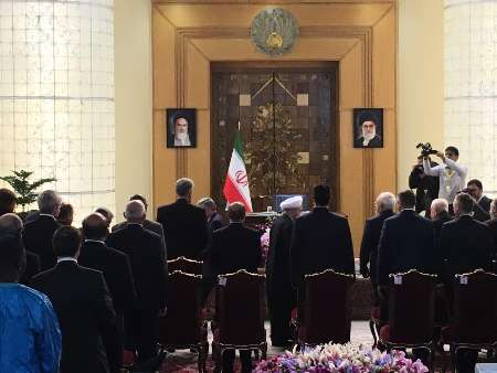 الرئيس روحاني: التنمية العسكرية، للدفاع عن البلاد