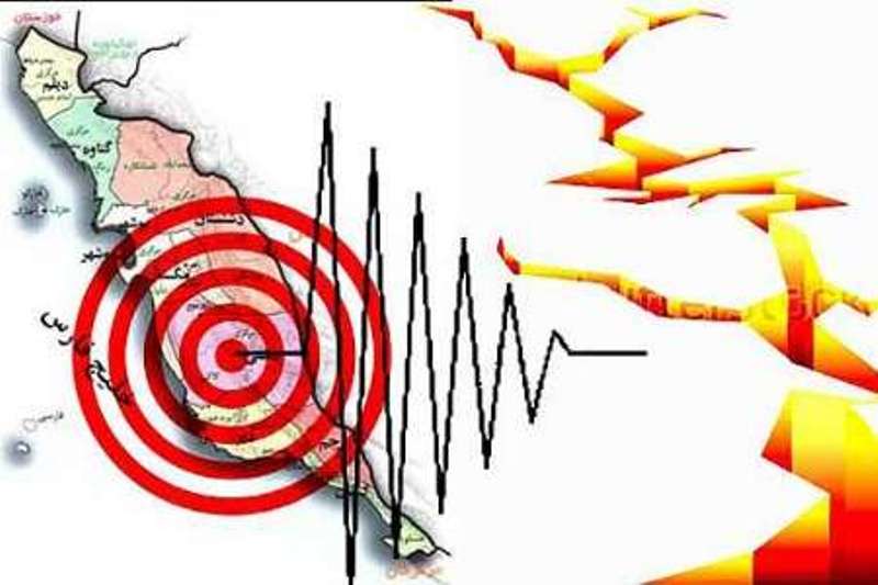 زلزال بقوة 5 درجات يضرب مدينة كناوه جنوب ايران