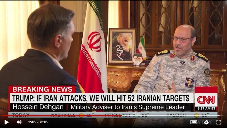 العميد دهقان : رد ايران على اغتيال الفريق سليماني سيكون عسكريا بالتاكيد
