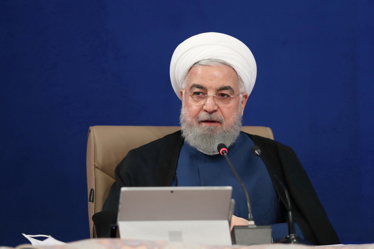الرئيس روحاني: صمود الشعب الايراني امام اميركا يعود لانتهاج ثقافة كربلاء