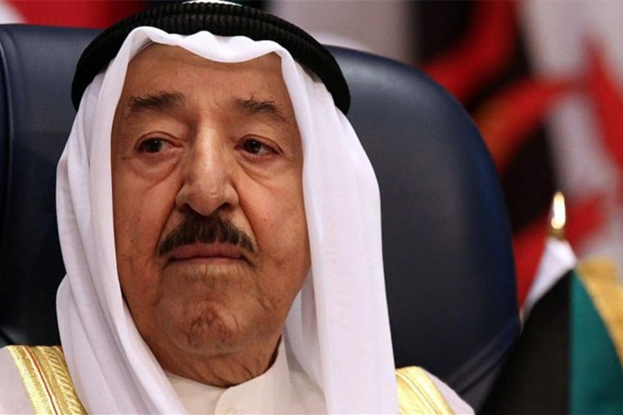 امير الكويت يعزي الرئيس الإيراني بضحايا الزلزال