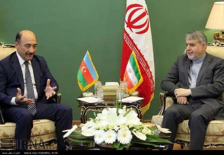 وزيرا الثقافة الايراني والاذربيجاني يؤكدان علي تطوير التعاون الثقافي