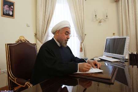 رسالة تهنئة من الرئيس روحاني الي ميشال عون لمناسبة انتخابه رئيسا للبنان