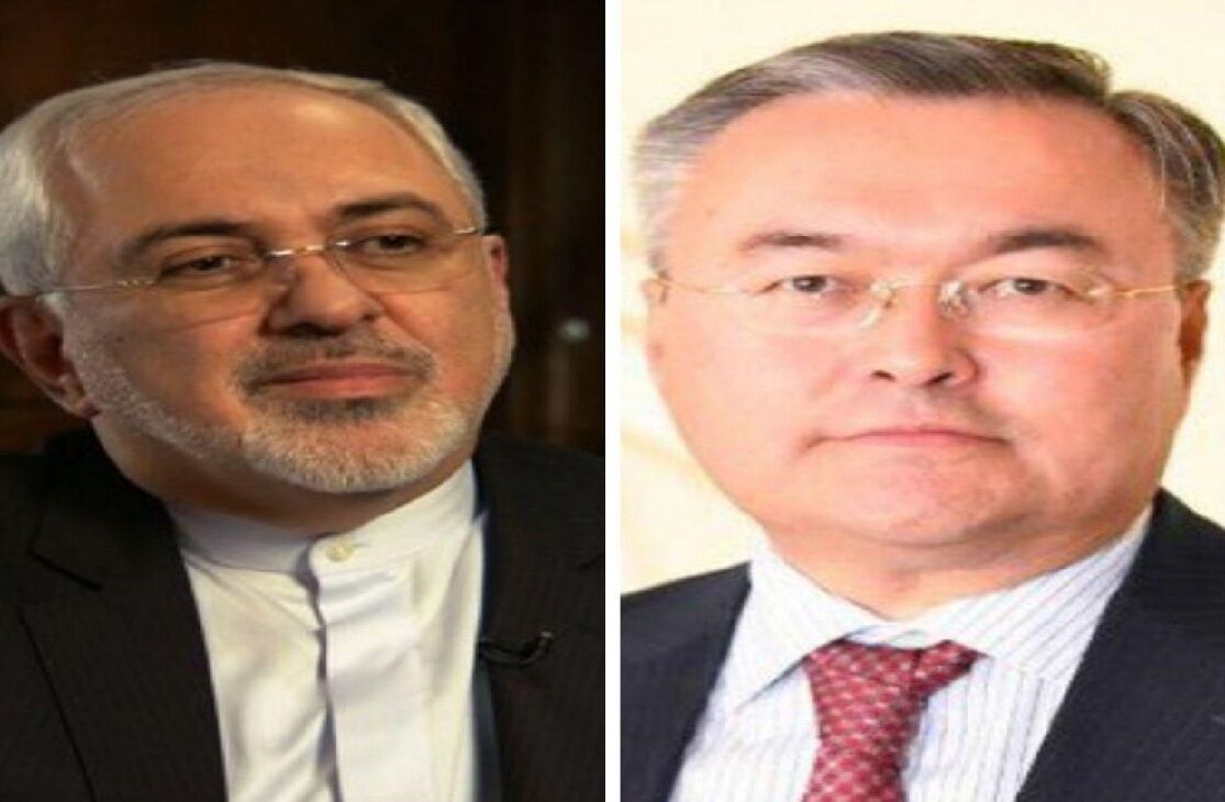 محادثات هاتفية بين ظريف ونظيره الكازاخي حول قضية كورونا