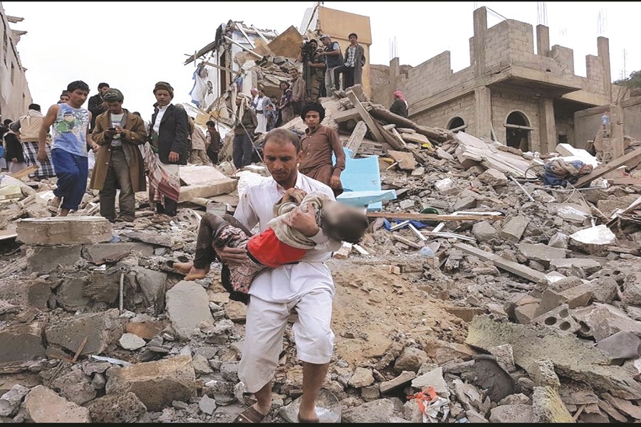 اعتراف اميركي بأنتهاك السعودية لقوانين الحرب في اليمن
