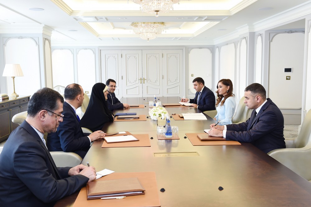 السيدة ابتكار تلتقي النائبة الاولي لرئيس جمهورية اذربيجان
