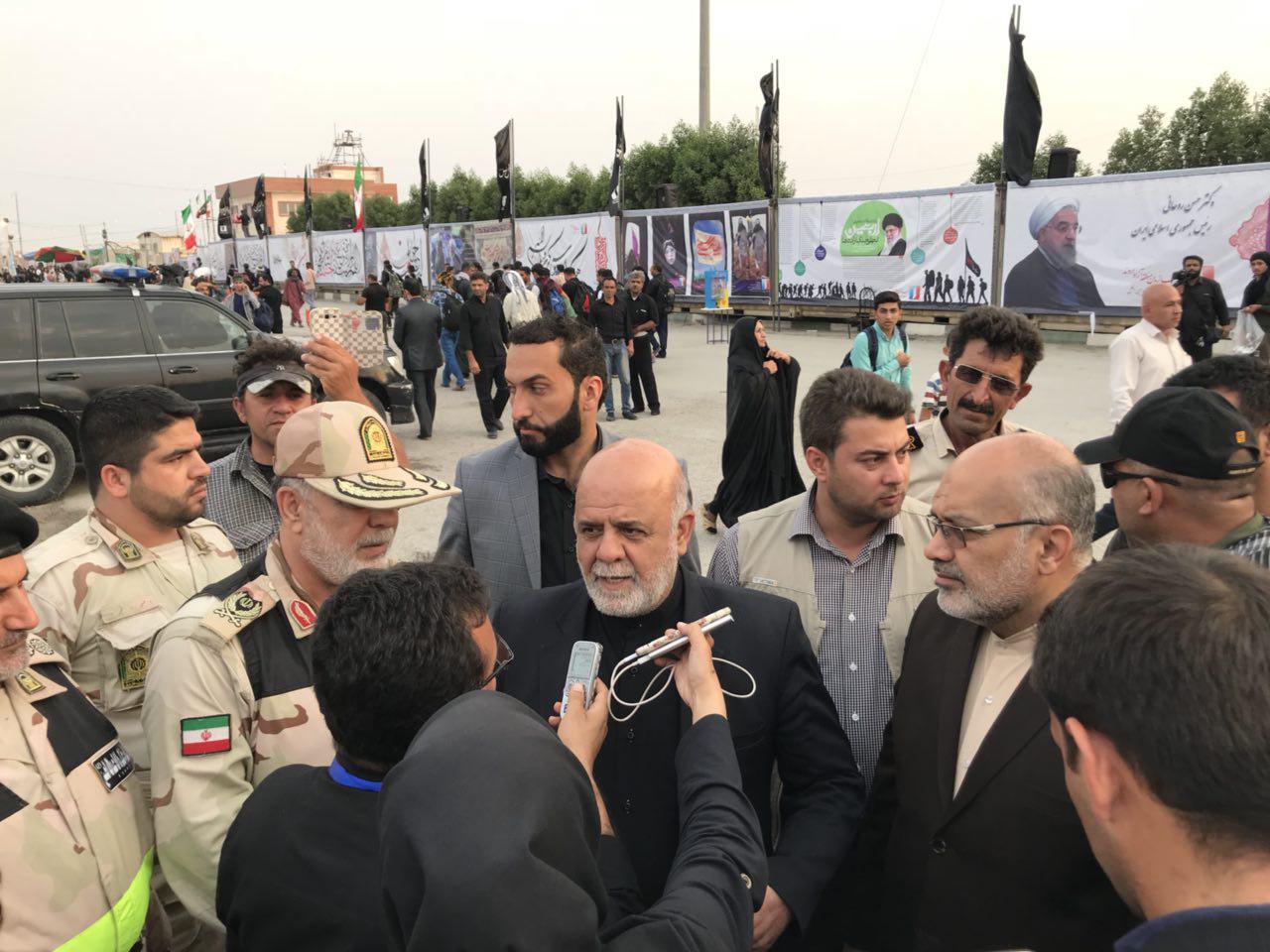 مليونا زائر دخلوا العراق عبر الحدود الايرانية لأداء زيارة الاربعين
