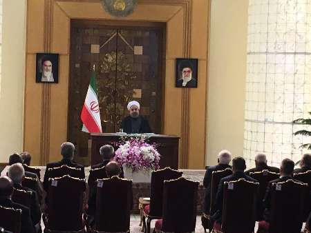 رئيس الجمهورية: التطور العسكري الايراني، هو للدفاع عن البلاد فحسب