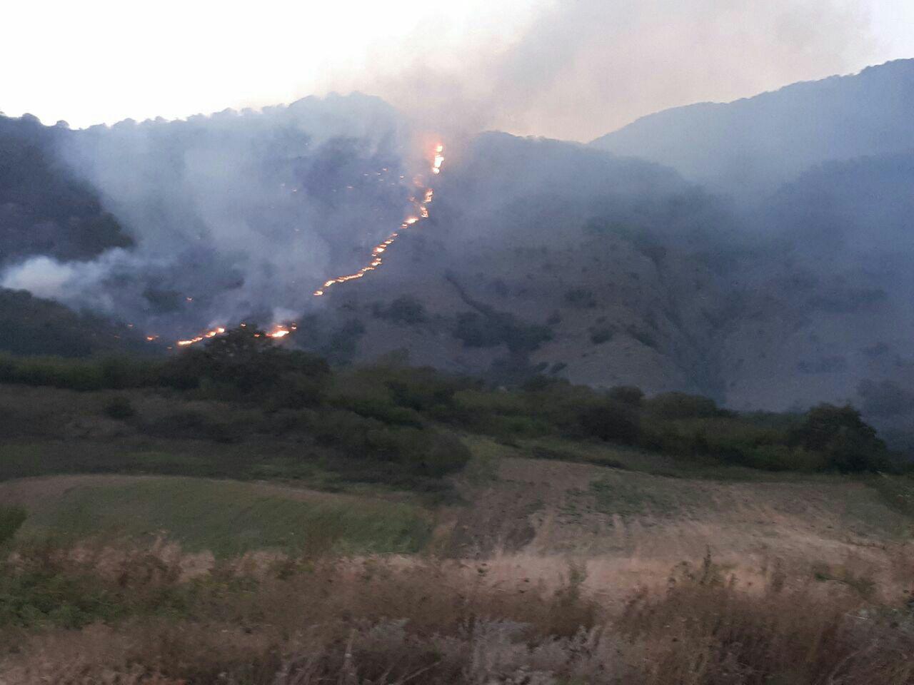 آتش سوزی در اراضی مرتعی و جنگلی گالیکش به مرگ چوپان 15 ساله منجر شد