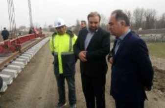 ايران تبدأ عمليات مد شبكة سكك الحديد المشتركة مع جمهورية آذربيجان