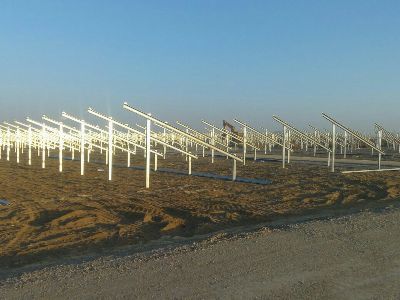 افتتاح أكبر محطة لإنتاج الطاقة الشمسية في غرب ايران