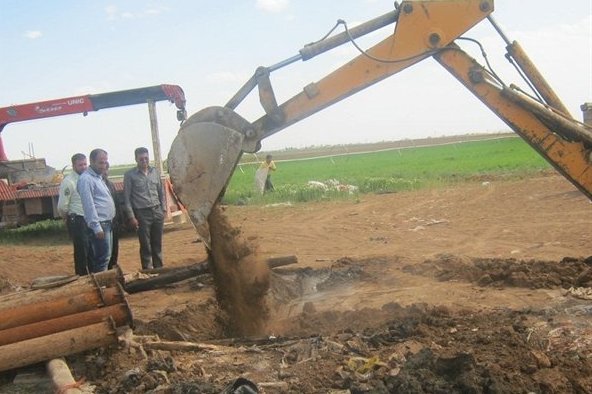 انسداد 117 حلقه چاه فاقد مجوز در گناباد و بجستان