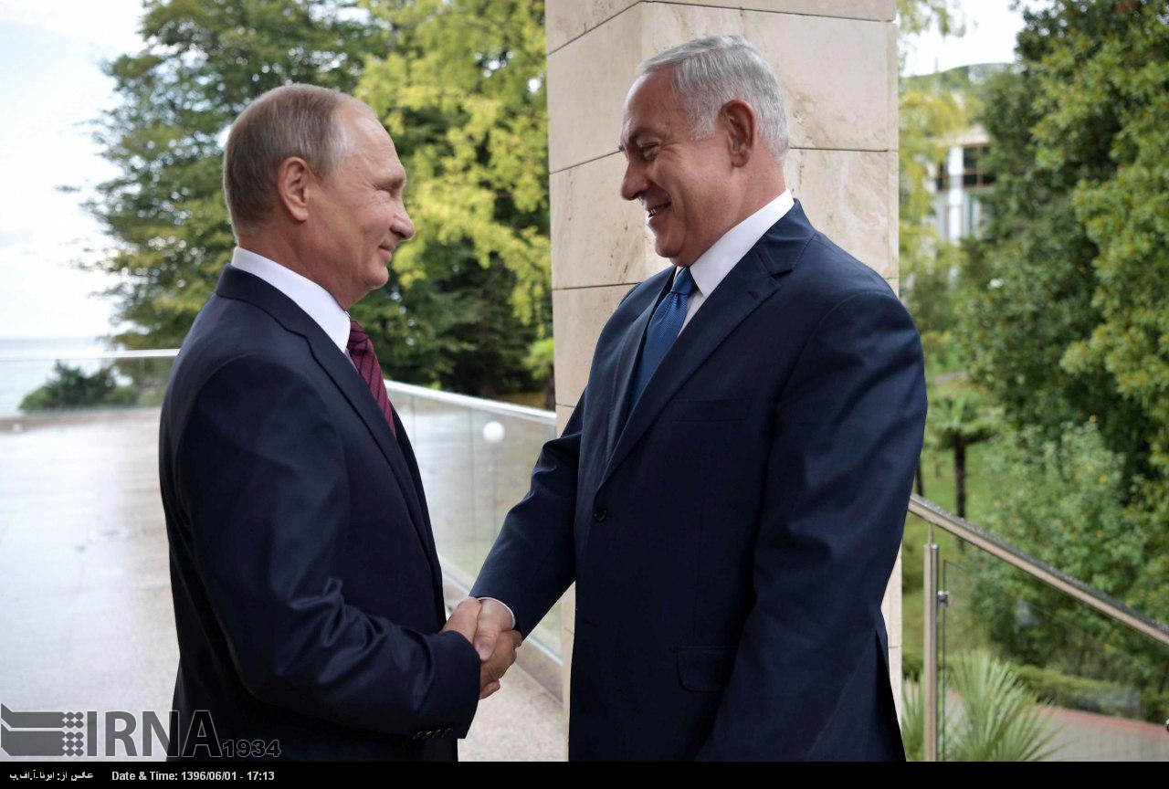 دیدار نتانیاهو با پوتین در سوچی
