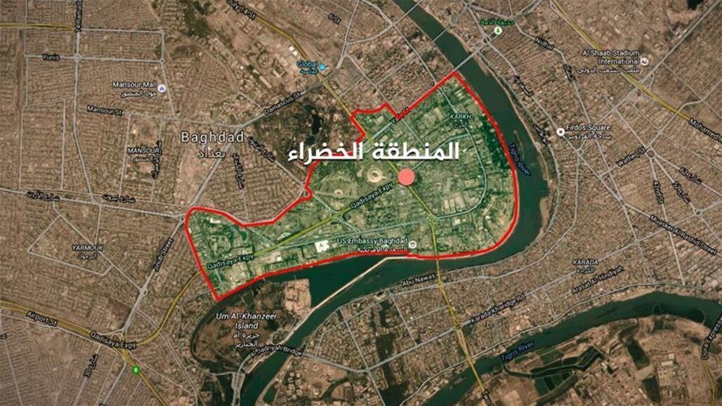 سقوط ثلاثة صواريخ على المنطقة الخضراء في بغداد