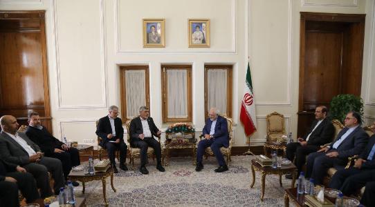 ظريف يؤكد موقف ايران المبدئي والثابت من القضية الفلسطينية