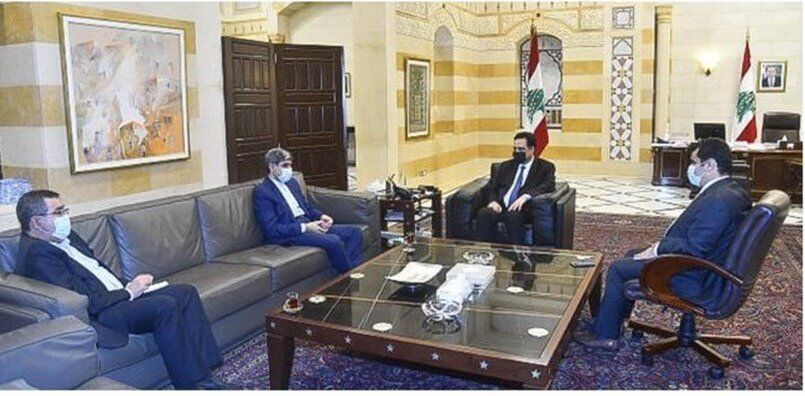 السفير الايراني يلتقي رئيس الوزراء اللبناني